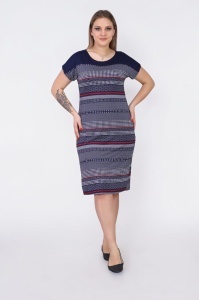 Rochie larga de dama pentru dame cu forme