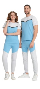 Trening cuplu cu maneca scurta si pantaloni lungi COD TRENING-663