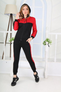 Trening dama cu maneca lunga si pantaloni lungi cod 48346 - Img 1
