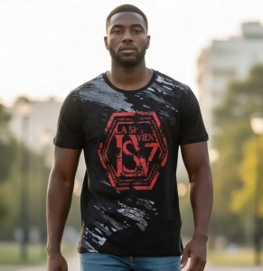Tricou barbati cu maneca scurta din bumbac