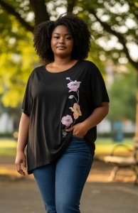 Tricou dama cu maneca scurta, marimi pana la 10xl