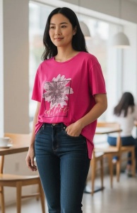 Tricou dama cu maneca scurta, marimi pana la 10xl