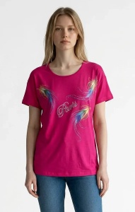 Tricou dama cu maneca scurta, marimi pana la 2xl