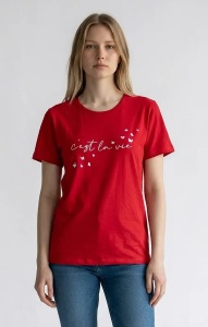 Tricou dama cu maneca scurta, marimi pana la 2xl