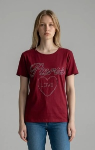 Tricou dama cu maneca scurta, marimi pana la 2xl
