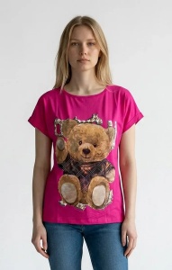 Tricou dama cu maneca scurta, marimi pana la 2xl
