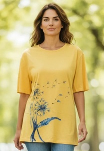 Tricou dama cu maneca scurta, marimi pana la 5xl