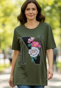 Tricou dama cu maneca scurta, marimi pana la 5xl