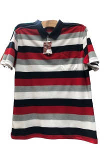 Tricou polo cu dungi de barbati cod x1366