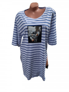 tricou scurt stil tunica model nou cod L17298