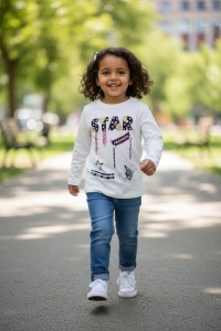 Bluza colorata de copii cu maneca lunga COD BLUZA-167