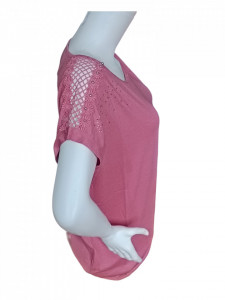 bluza eleganta de dama cu pietricele pe maneca cod n1407