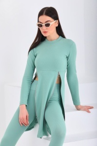 Compleu cu pantaloni lungi si bluza stil tunica COD COMPLEU-78