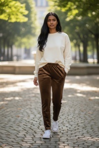 Pantaloni lungi din catifea pentru dama COD PANTALON-247