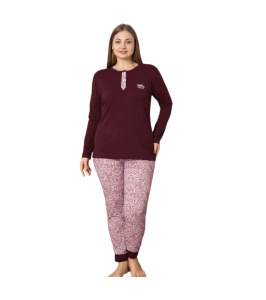Pijama dama din bumbac calitativ cod x3961