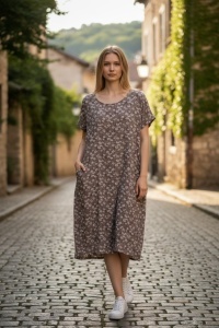 Rochie dama fabricatie Italia, croiala moderna, usoara si eleganta