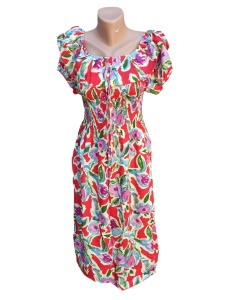 Rochie de vara cu diferite imprimeuri model nou cod x5663