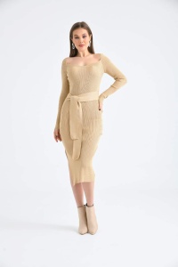 Rochie groasa tricot de dama COD ROCHIE-073