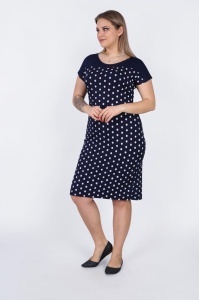 Rochie larga de dama pentru dame cu forme
