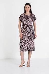 Rochie larga de dama pentru dame cu forme