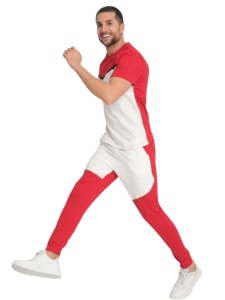 Trening barbati cu maneca scurta si pantaloni lungi COD TRENING-654