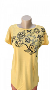 Tricou dama cu maneca scurta cod a4056 - Img 2