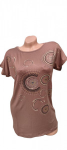 Tricou dama cu maneca scurta cod a4343 - Img 2