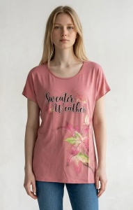 Tricou dama cu maneca scurta, marimi pana la 2xl