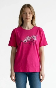Tricou dama cu maneca scurta, marimi pana la 2xl