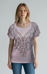 Tricou dama cu maneca scurta, marimi pana la 2xl