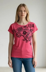 Tricou dama cu maneca scurta, marimi pana la 2xl