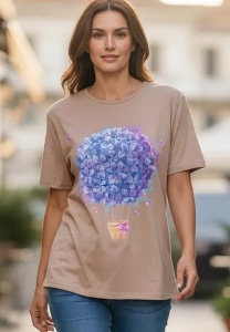 Tricou dama cu maneca scurta, marimi pana la 5xl