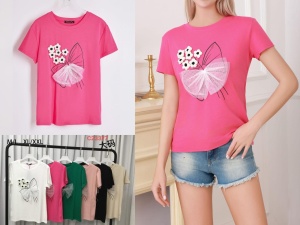 Tricou dama din bumbac calitativ model superb cod x5575