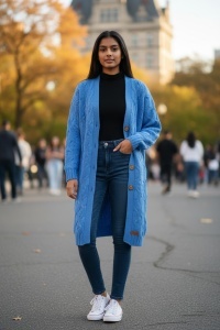 Cardigan tricotat, gros cu maneca lunga COD CARDIGAN-027