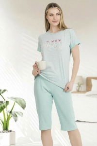 Compleu dama cu maneca scurta din tricot