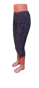 Pantaloni 3 sfert vaporosi de vara pentru dama cod x5380