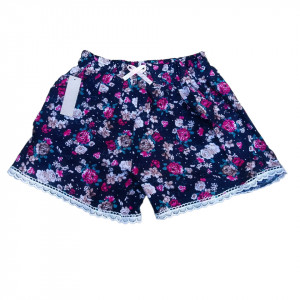 pantaloni scurti inflorati de dama model nou cod L22833