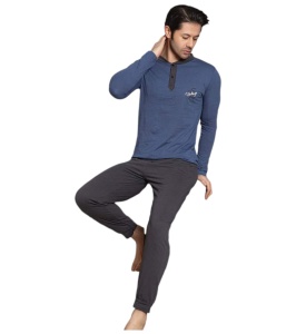 Pijama vatuita de barbati din bumbac calitativ cod x4406
