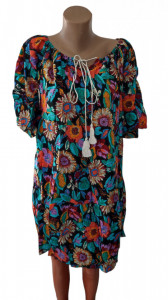 Rochie dama cu maneca scurta, din bumbac cod a1457 - Img 1