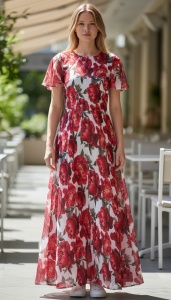 Rochie dama fabricatie Italia, croiala moderna, usoara si eleganta