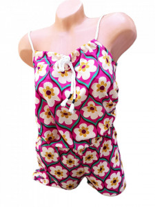salopeta scurta de dama din bumbac cod m3808