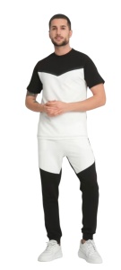 Trening barbati cu maneca scurta si pantaloni lungi COD TRENING-657