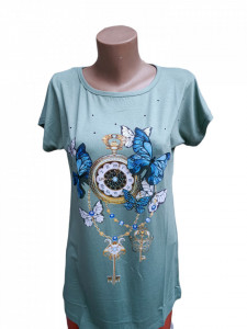 Tricou dama cu maneca scurta cod a4009
