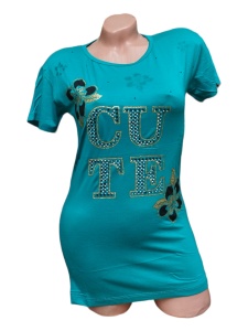 Tricou dama din bumbac calitativ model nou cod x1245