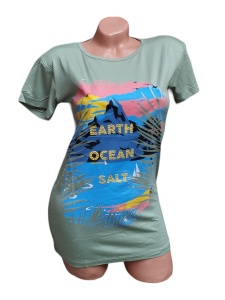 Tricou dama din bumbac calitativ model nou cod x1297