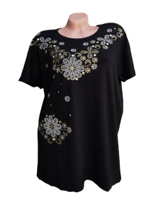 Tricou dama din bumbac calitativ model nou cod x1333