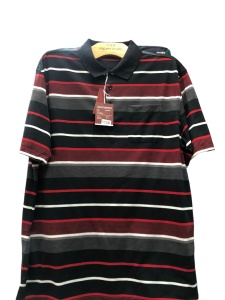 Tricou polo cu dungi de barbati cod x1364