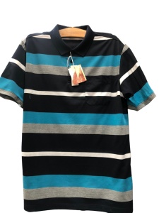 Tricou polo cu dungi de barbati cod x1371