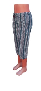 Pantaloni 3 sfert vaporosi de vara pentru dama cod x5377