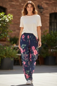Pantaloni lungi din panza pentru dama COD PANTALON-291